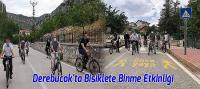 Derebucak'ta Bisiklete Binme Etkinliği