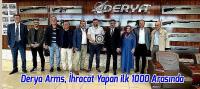 Derya Arms, Türkiye’nin en fazla ihracat yapan ilk 1000 firması arasında yer aldı