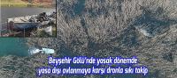 Beyşehir Gölü’nde yasak dönemde yasa dışı avlanmaya karşı dronla sıkı takip