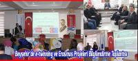 Beyşehir'de e-Twinning ve Erasmus Projeleri bilgilendirme toplantısı yapıldı