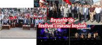 Beyşehir’de festival coşkusu başladı