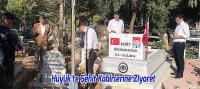 Hüyük'te Şehit Kabirlerine Ziyaret