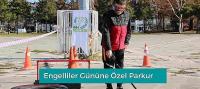 Engelliler gününe özel parkur