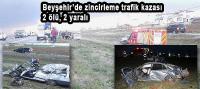 Beyşehir'de Zincirleme Trafik Kazası; 2 Ölü, 2 Yaralı