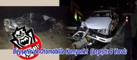 Beyşehir'de Otomobille Kamyonet Çarpıştı, 8 Yaralı