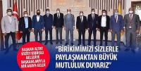 Başkan Altay Kuzey Kıbrıslı Belediye Başkanlarıyla Bir Araya Geldi