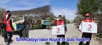Türk Kızılayı'ndan Hüyük'te Gıda Yardımı