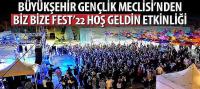 Büyükşehir Gençlik Meclisi’nden 'Biz Bize Fest’22 Hoş Geldin” Etkinliğ'