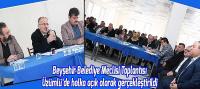 Beyşehir Belediye Meclisi ToplantısıÜzümlü’de halka açık olarak gerçekleştirildi
