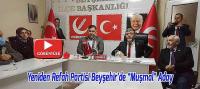 Yeniden Refah Partisi Beyşehir’de “Muşmal” Aday