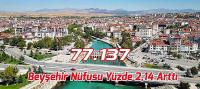 Beyşehir Nüfusu Yüzde 2,14 Artarak 77 Bin 137 Oldu