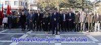Beyşehir’de 24 Kasım Öğretmenler Günü Kutlaması