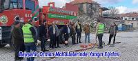 Beyşehir Orman Mahallelerinde Yangın Eğitimi