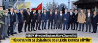 OSBÜK Yönetimi Başkan Altay’ı Ziyaret Etti