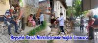 Beyşehir Kırsal Mahallelerinde Sağlık Taraması