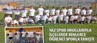 Yaz Spor Okullarıyla İlçelerde Binlerce Öğrenci Sporla Tanıştı