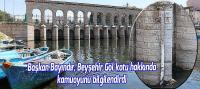 Başkan Bayındır Beyşehir Göl Kotu Hakkında Kamuoyunu Bilgilendirdi