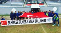 Beyşehirli Futbolculardan Mehmetçiğe Destek