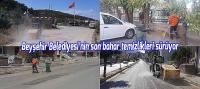 Beyşehir Belediyesinin sonbahar temizlikleri sürüyor