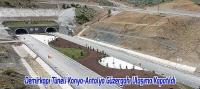 Konya-Antalya Yolundaki Demirkapı Tüneli Sağ Tüpü Ulaşıma Kapatıldı