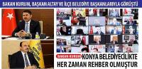 Bakan Kurum: Konya Belediyecilikte Her Zaman Rehber Olmuştur