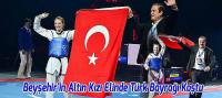 Beyşehir'in Altın Kızı Elinde Türk Bayrağı Koştu