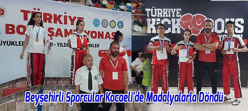 Beyşehirli Sporcular Kocaeli'de Madalyalarla Döndü