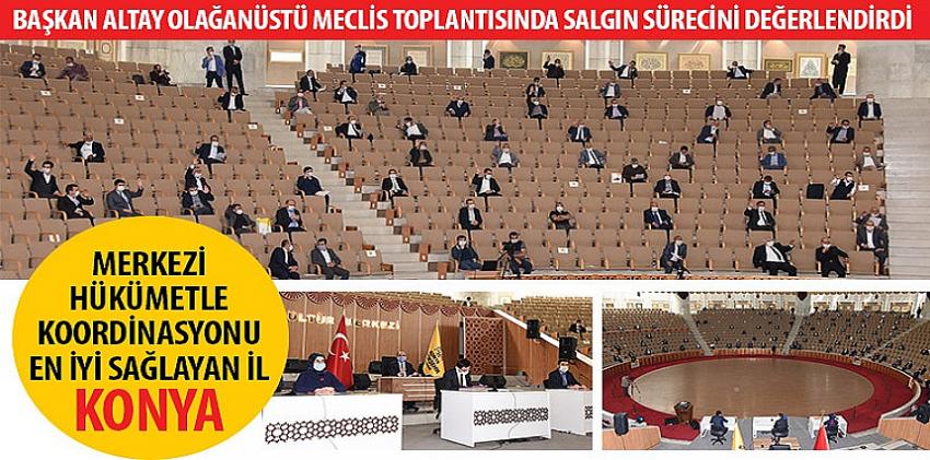 Konya, Merkezi Hükümetle Koordinasyonu En İyi Sağlayan İl Oldu