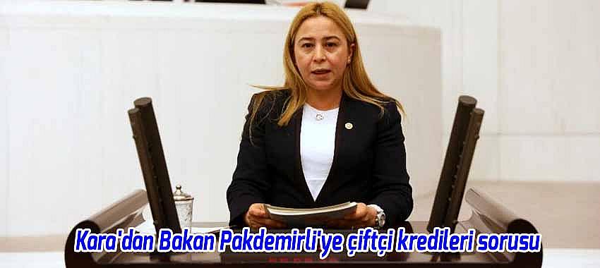 Konya Milletvekili Kara'dan Bakan Pakdemirli'ye çiftçi kredileri sorusu