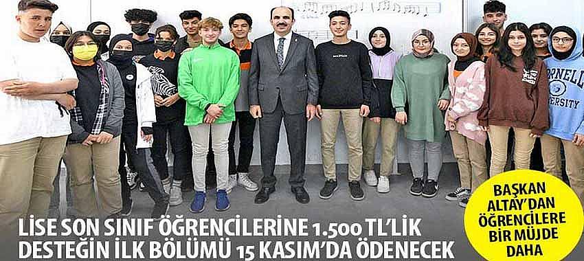 Lise Son Sınıf Öğrencilerine 1.500 TL’lik Desteğin İlk Bölümü 15 Kasım’da Ödenecek