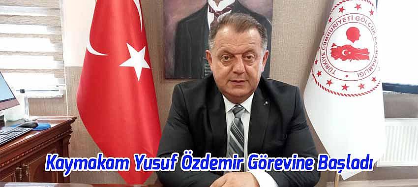 Kaymakam Yusuf Özdemir Yeni Görevine Başladı