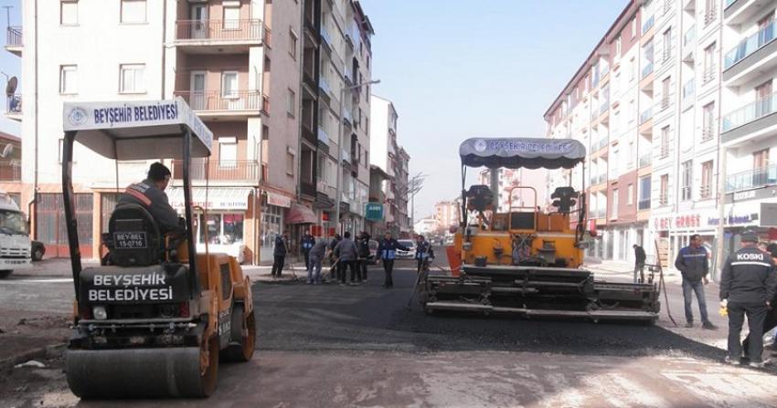 Beyşehir Belediyesi Asfalt Sezonunu Açtı