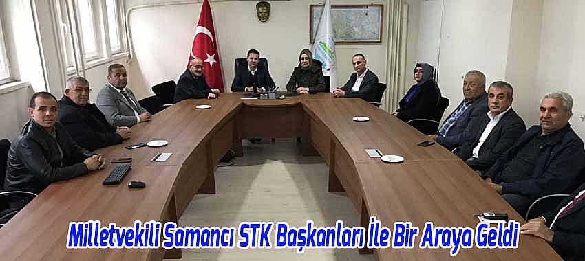 Milletvekili Samancı Beyşehir’de STK Başkanları İle Bir Araya Geldi