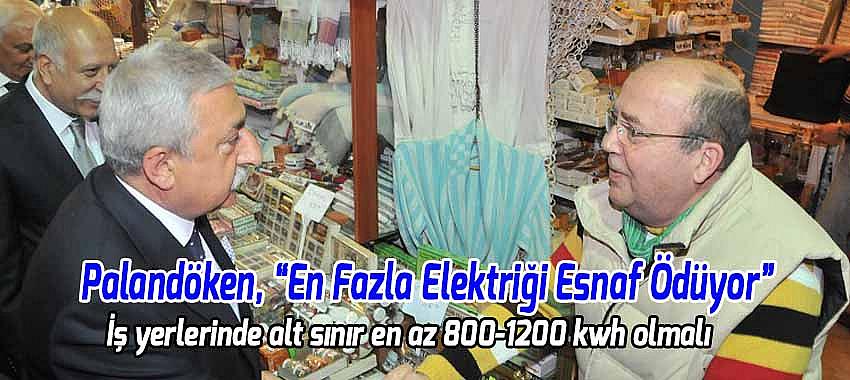 Palandöken, “En Fazla Elektriği Esnaf Ödüyor”