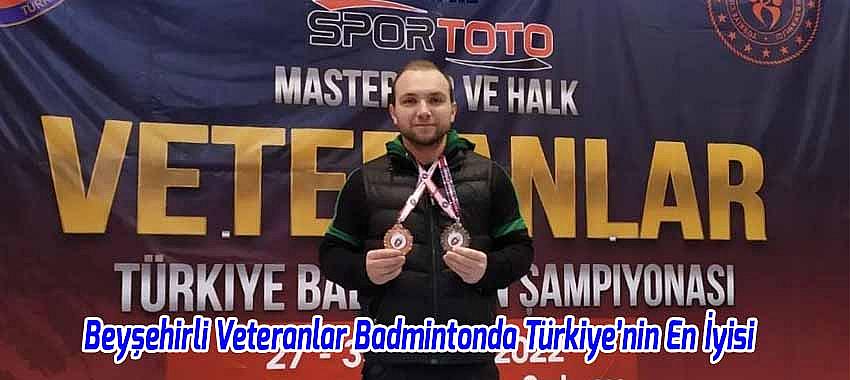 Beyşehirli Veteranlar Badmintonda Türkiye’nin En İyisi