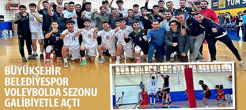 Büyükşehir Belediyespor Voleybolda Sezonu Galibiyetle Açtı