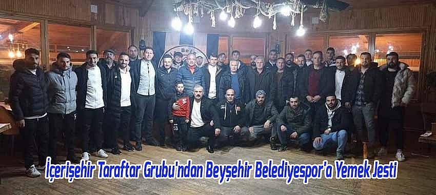 İçerişehir Taraftar Grubu'ndan Beyşehir Belediyespor'a Yemek Jesti