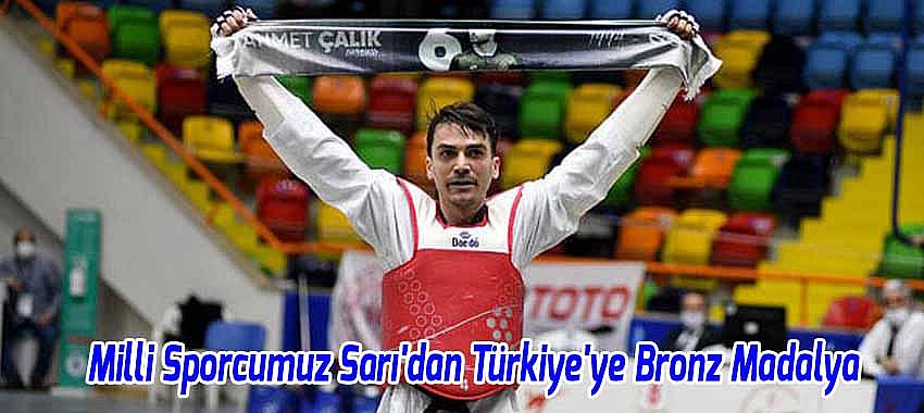 Beyşehirli Milli Sporcumuz Yunus Sarı'dan Türkiye'ye Bronz Madalya