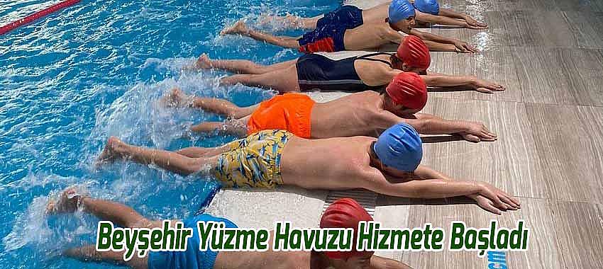 Beyşehir Yüzme Havuzu Hizmete Başladı