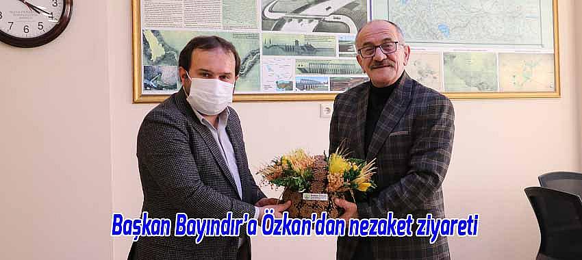Başkan Bayındır’a Özkan’dan nezaket ziyareti