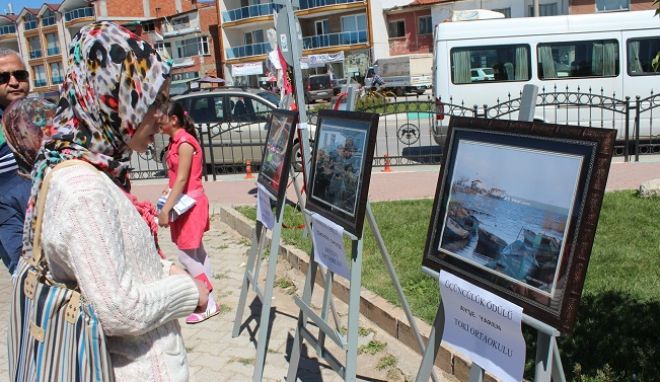 Yaşadıkları yeri fotoğrafladılar 