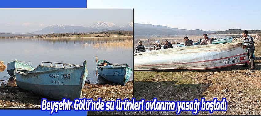 Beyşehir Gölü'nde av yasağı başladı! 