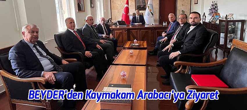 Beyşehir Derebucak Hüyük Derneği’nden Kaymakam Arabacı’ya Ziyaret