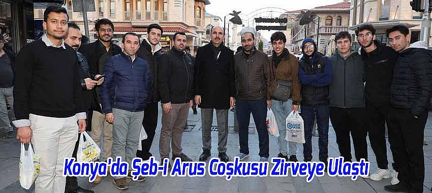 Konya’da Şeb-i Arus Coşkusu Zirveye Ulaştı