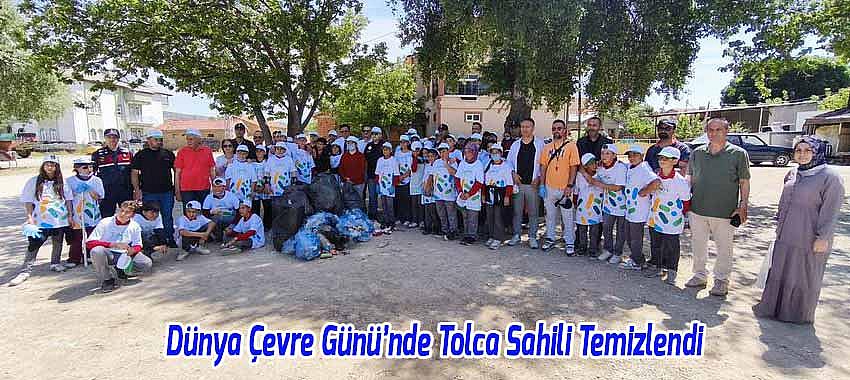 Dünya Çevre Günü’nde Tolca Sahili Temizlendi