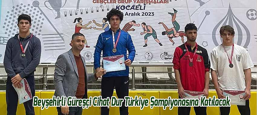 Beyşehirli Güreşçi Cihat Dur Türkiye Şampiyonasına Katılacak
