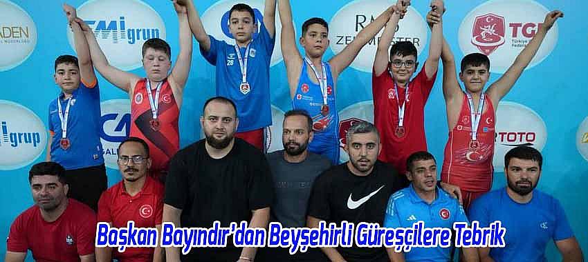 Başkan Bayındır’dan Türkiye Derecesi Elde Eden Güreşçilere Tebrik