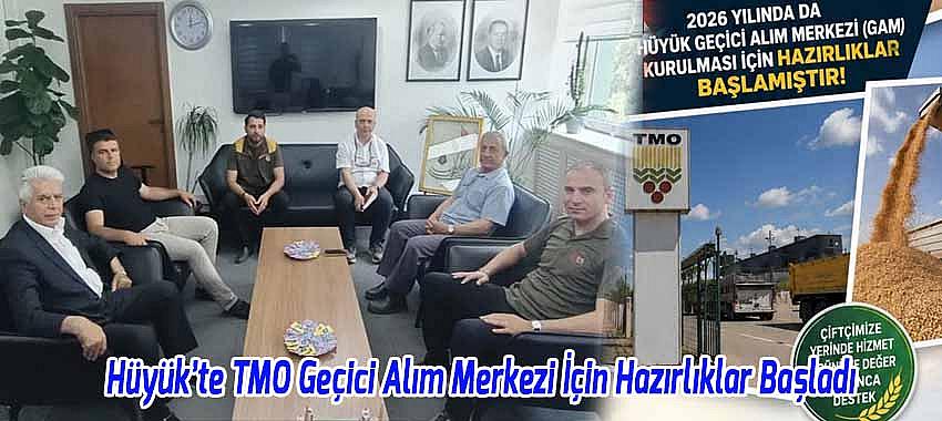 Hüyük’te TMO Geçici Alım Merkezi İçin Hazırlıklar Başladı