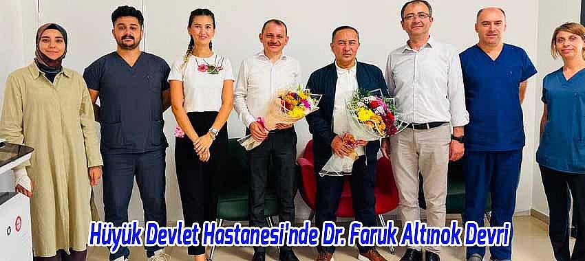 Hüyük Devlet Hastanesi’nde Başhekimlik Görevi Dr. Faruk Altınok’a Devredildi