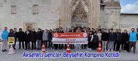 Akşehirli Gençler Beyşehir Atabey Gençlik Kampına Katıldı.